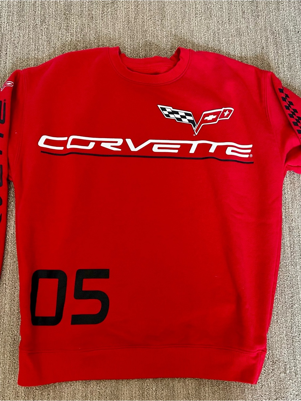 GM Red Corvette Sweatshirt